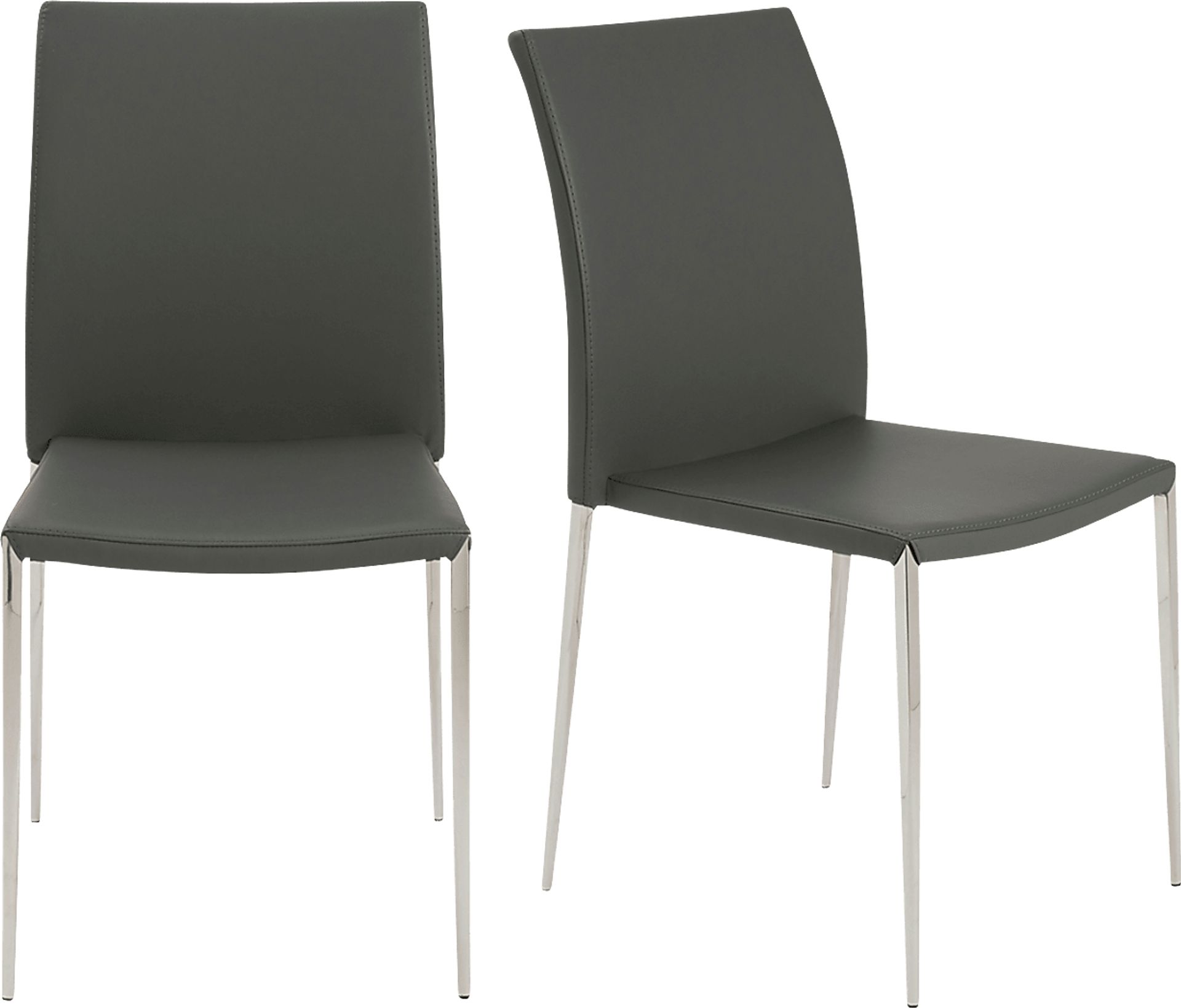 Aracobra Gray Dining Chair, Set of 2 - Image 1