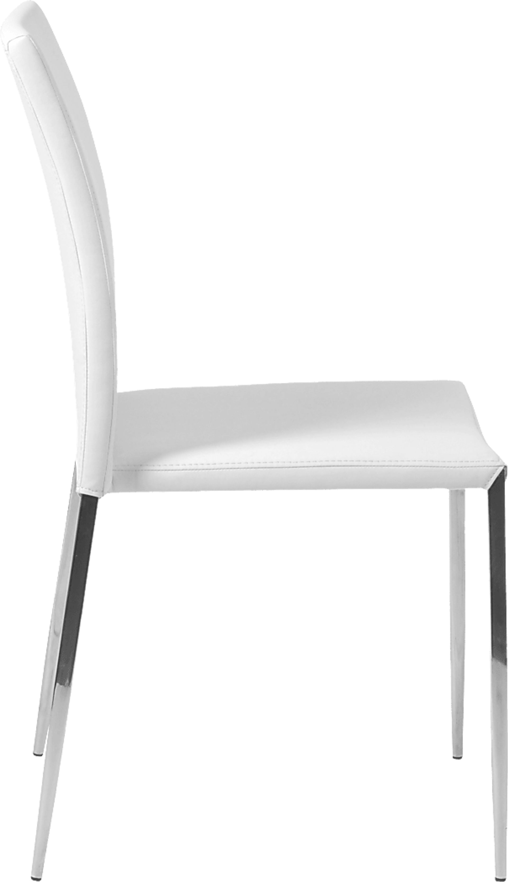 Aracobra White Dining Chair, Set of 2 - Image 4