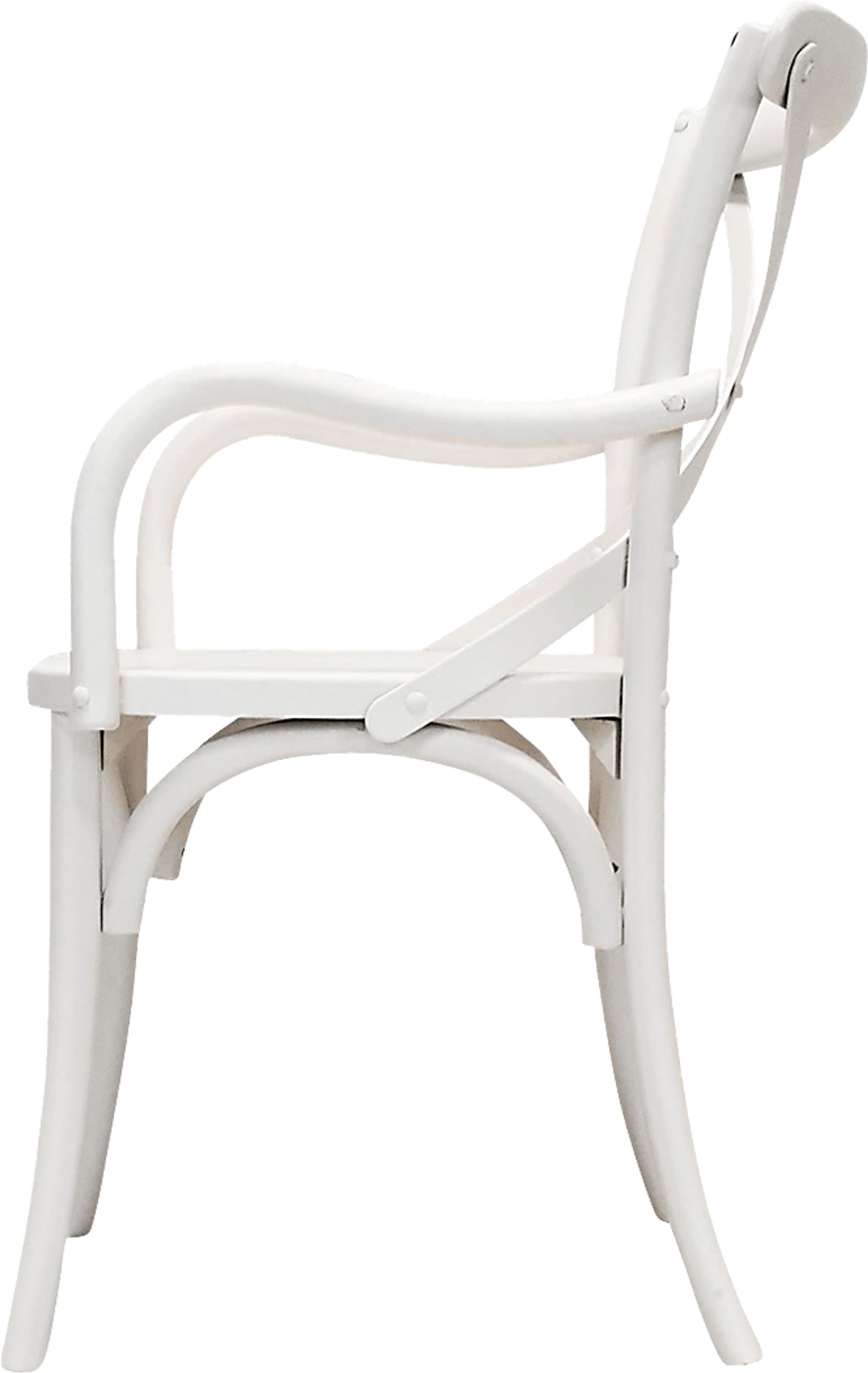 Araeno White Dining Chair, Set of 2 - Image 2
