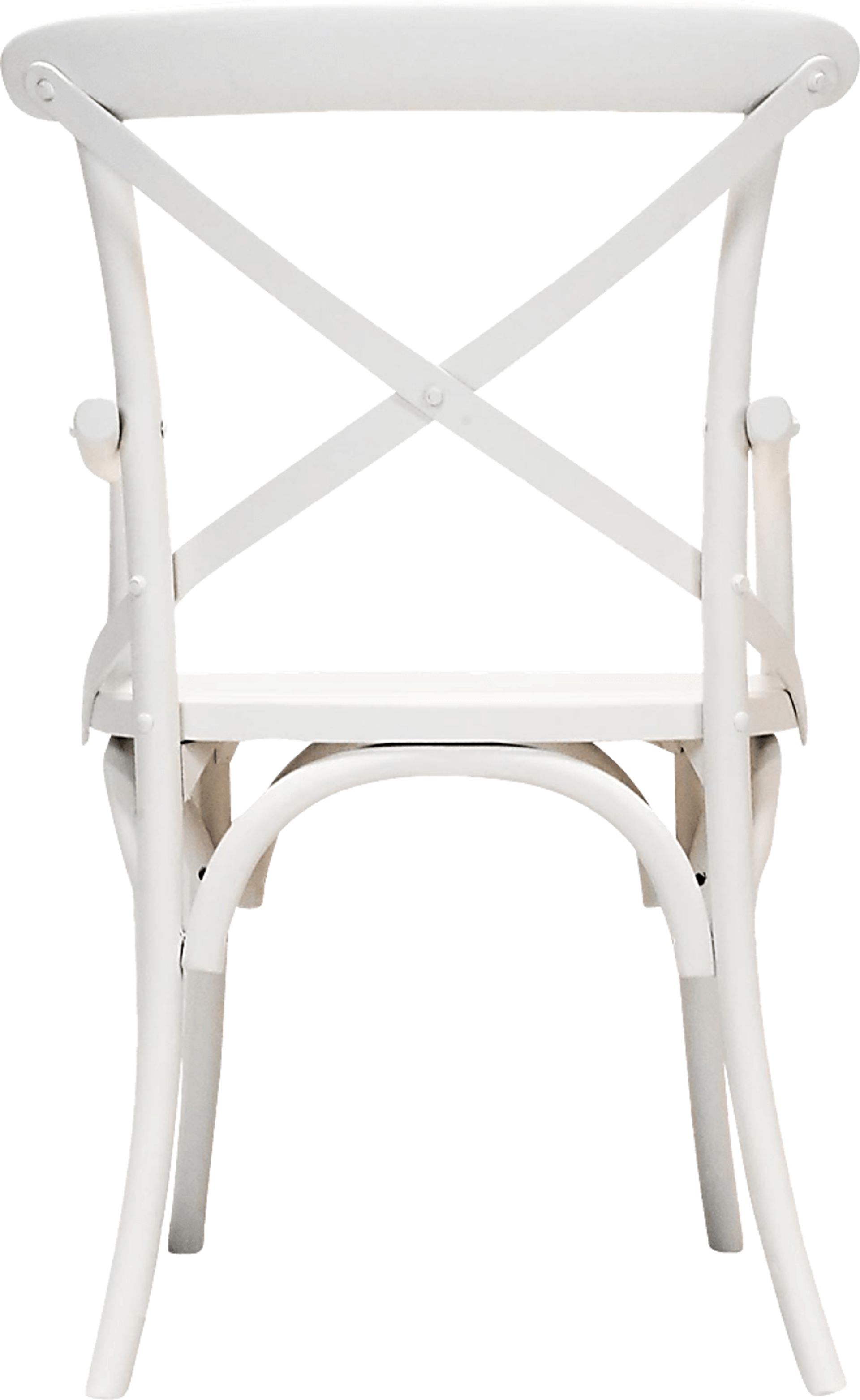 Araeno White Dining Chair, Set of 2 - Image 4