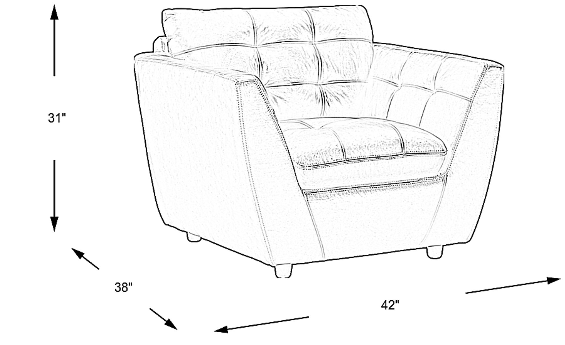 Dimension Image. Please refer to the Dimension Tab on this page for dimension details.