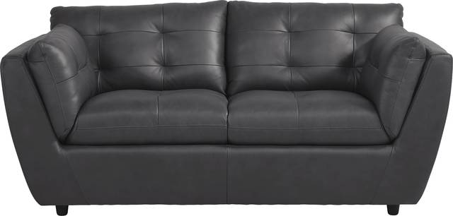 Aragon Blue Leather 5 Pc Living Room - Thumbnail - Image 3