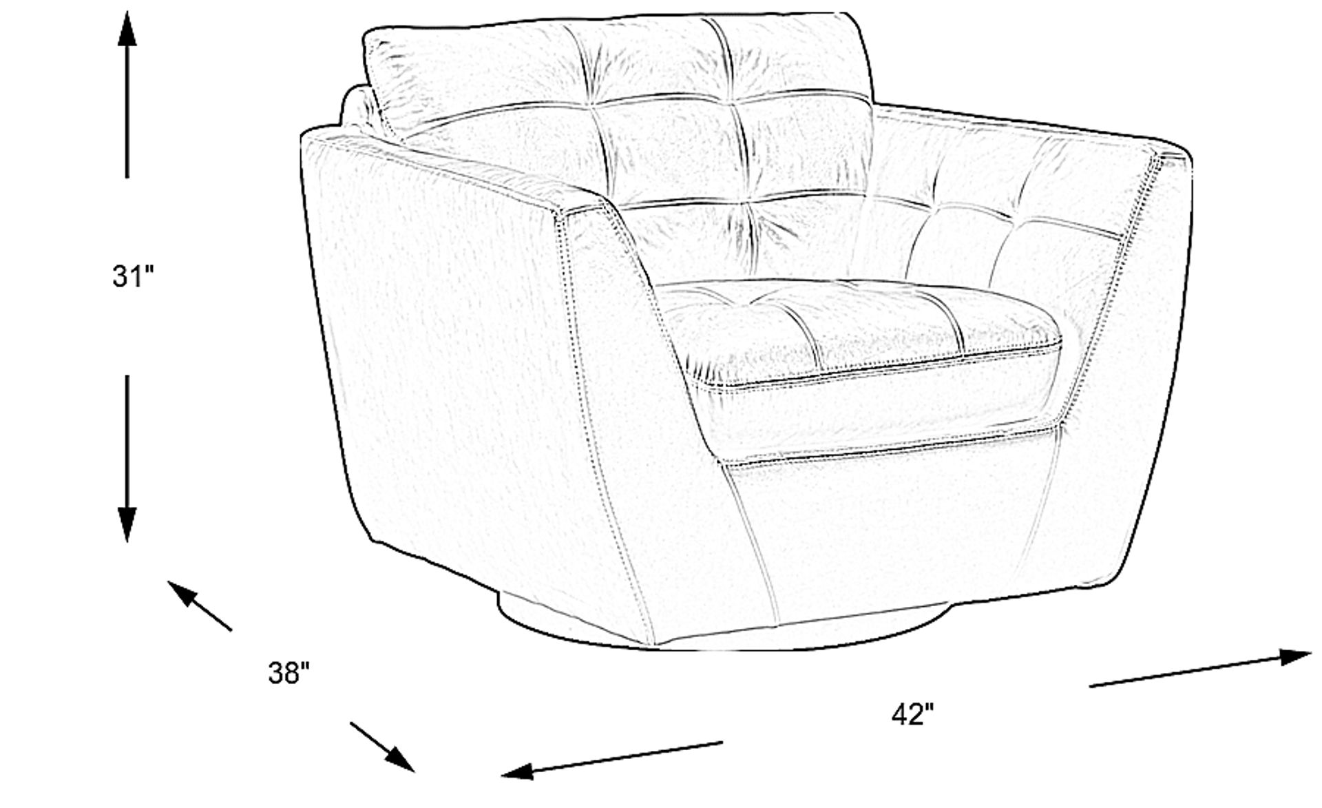 Dimension Image. Please refer to the Dimension Tab on this page for dimension details.