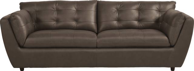 Aragon Brown Leather 6 Pc Living Room - Thumbnail - Image 2