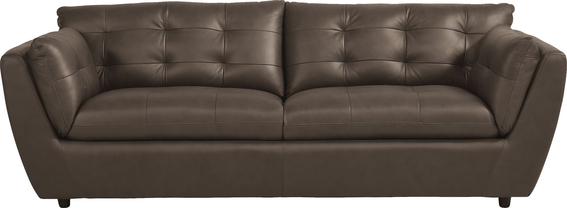 Aragon Brown Leather 6 Pc Living Room - Image 2