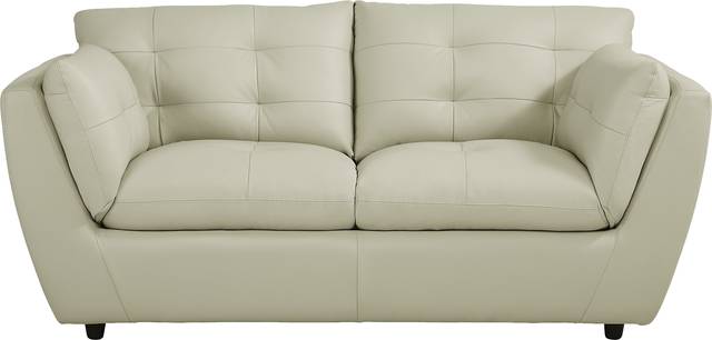 Aragon Platinum Leather 7 Pc Living Room - Thumbnail - Image 4