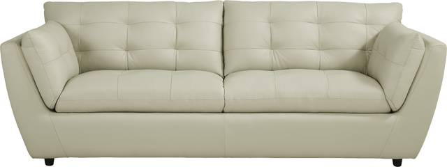 Aragon Platinum Leather 7 Pc Living Room - Thumbnail - Image 2