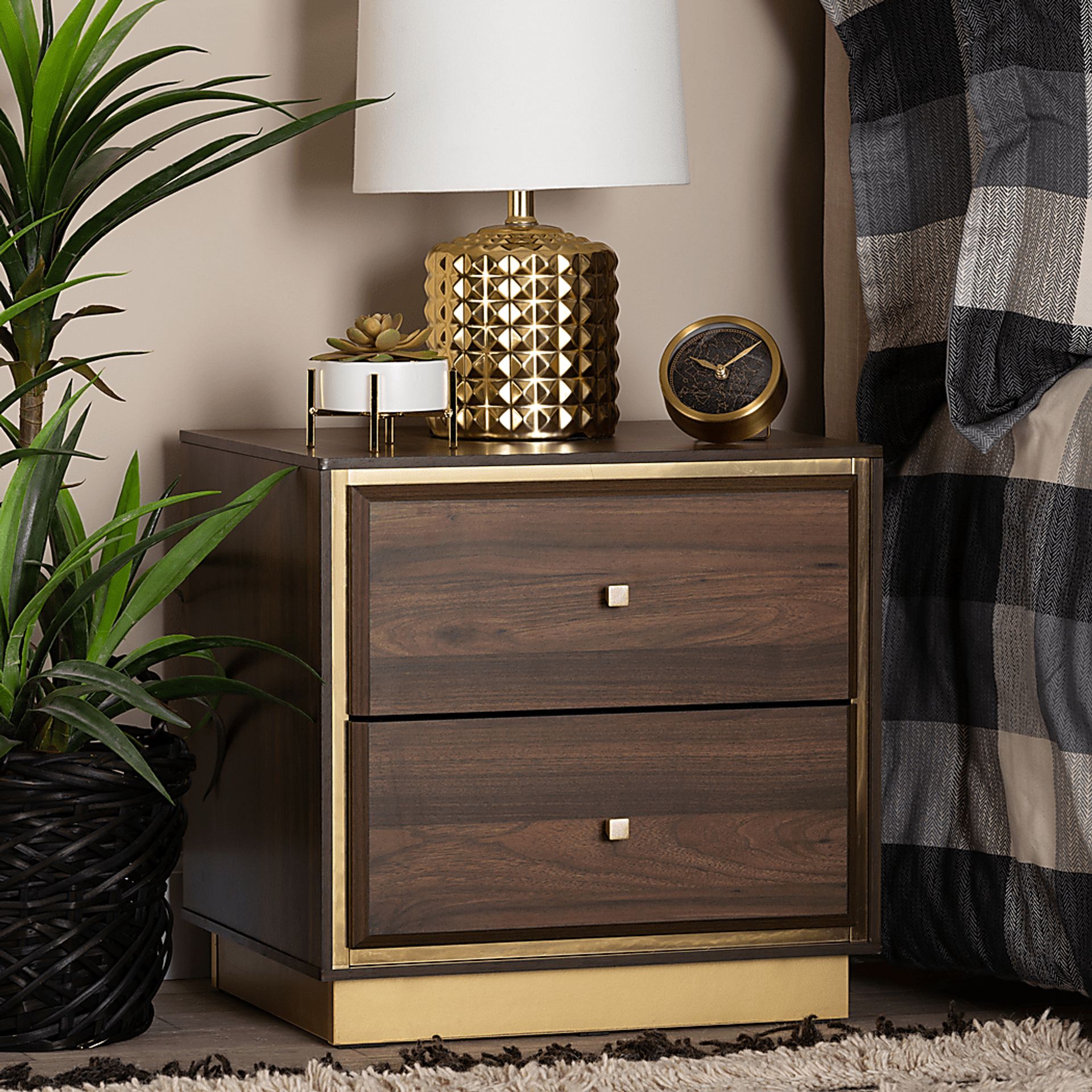 Aralena Brown Nightstand - Image 2