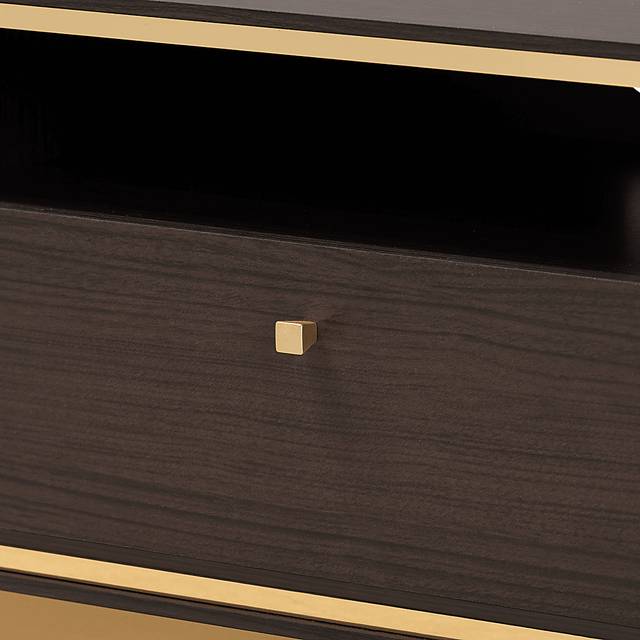 Aralena Dark Brown 63 in. Console - Thumbnail - Image 4