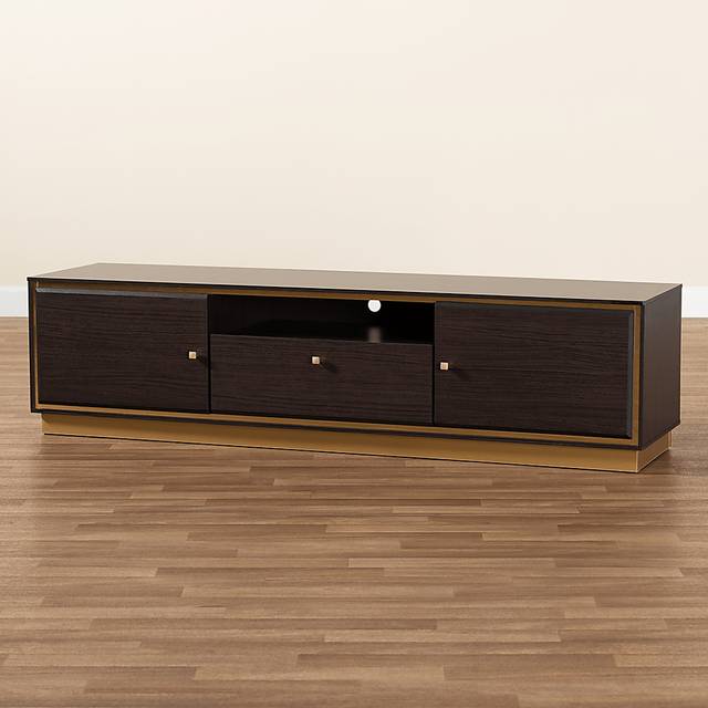 Aralena Dark Brown 63 in. Console - Thumbnail - Image 7