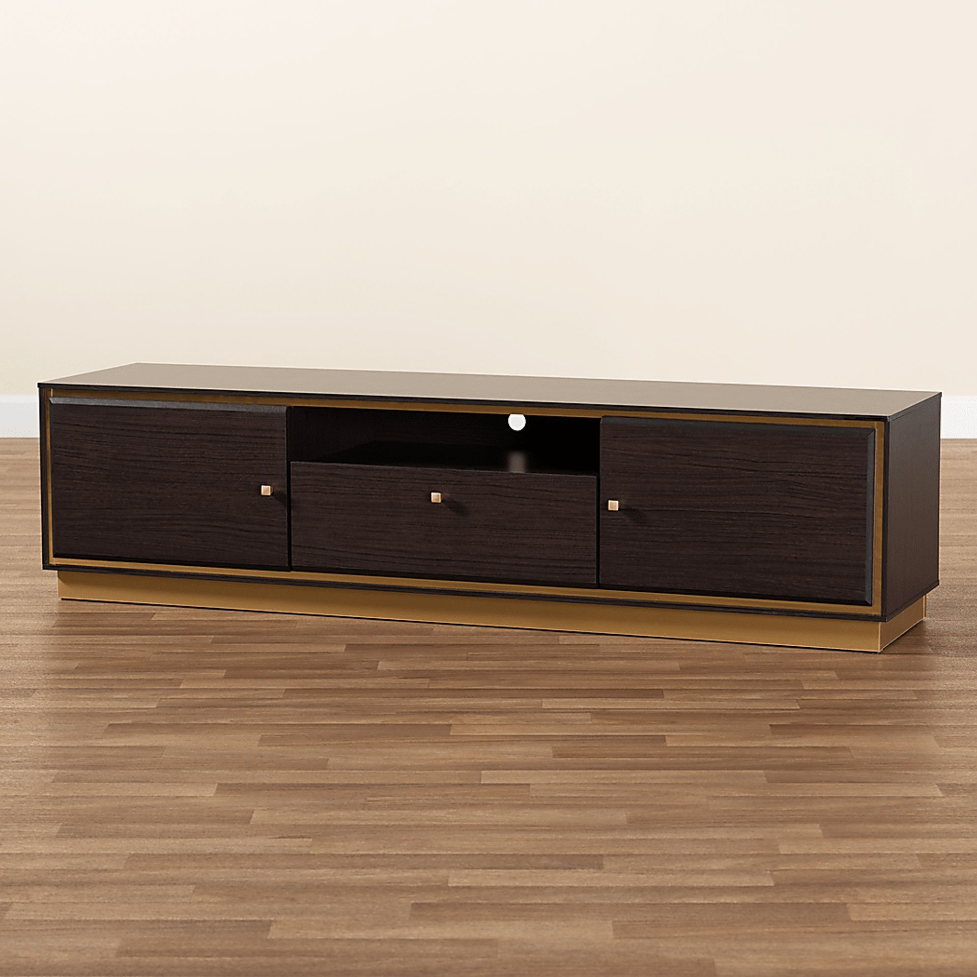 Aralena Dark Brown 63 in. Console - Image 7