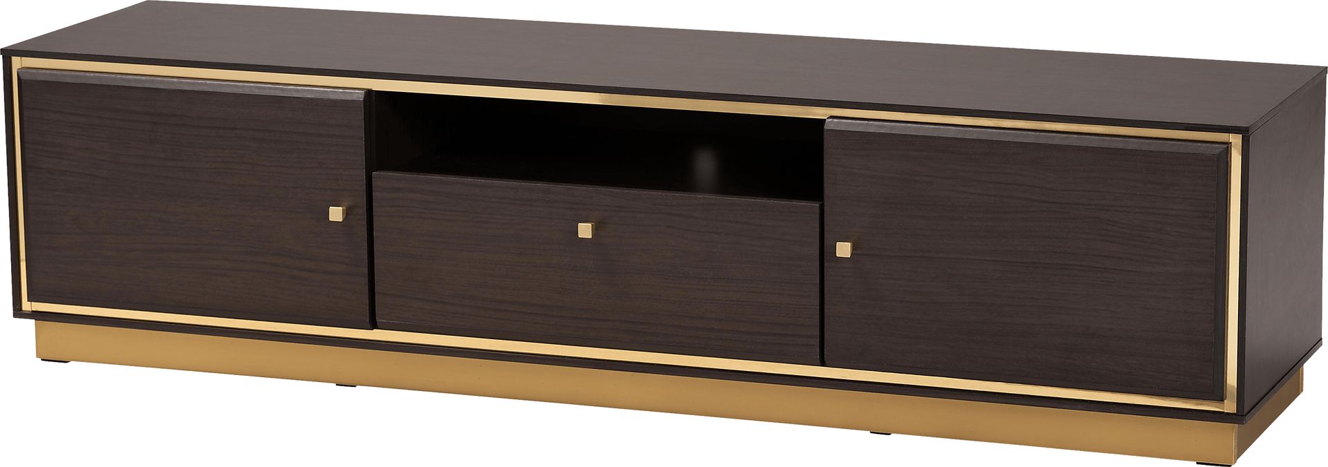 Aralena Dark Brown 63 in. Console - Image 1