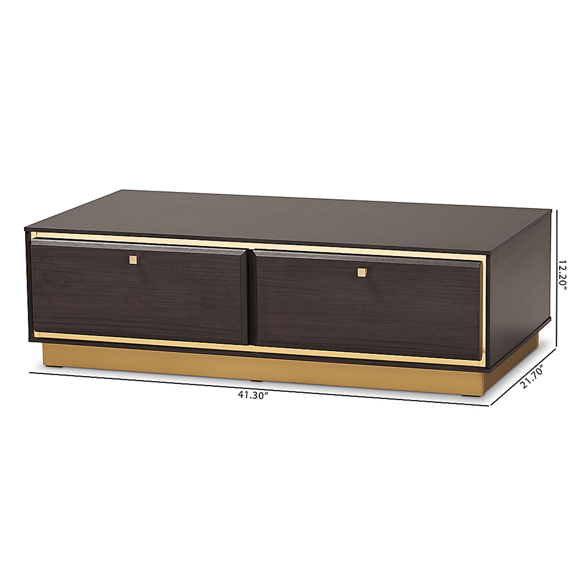 Aralena Dark Brown Cocktail Table - Image 9
