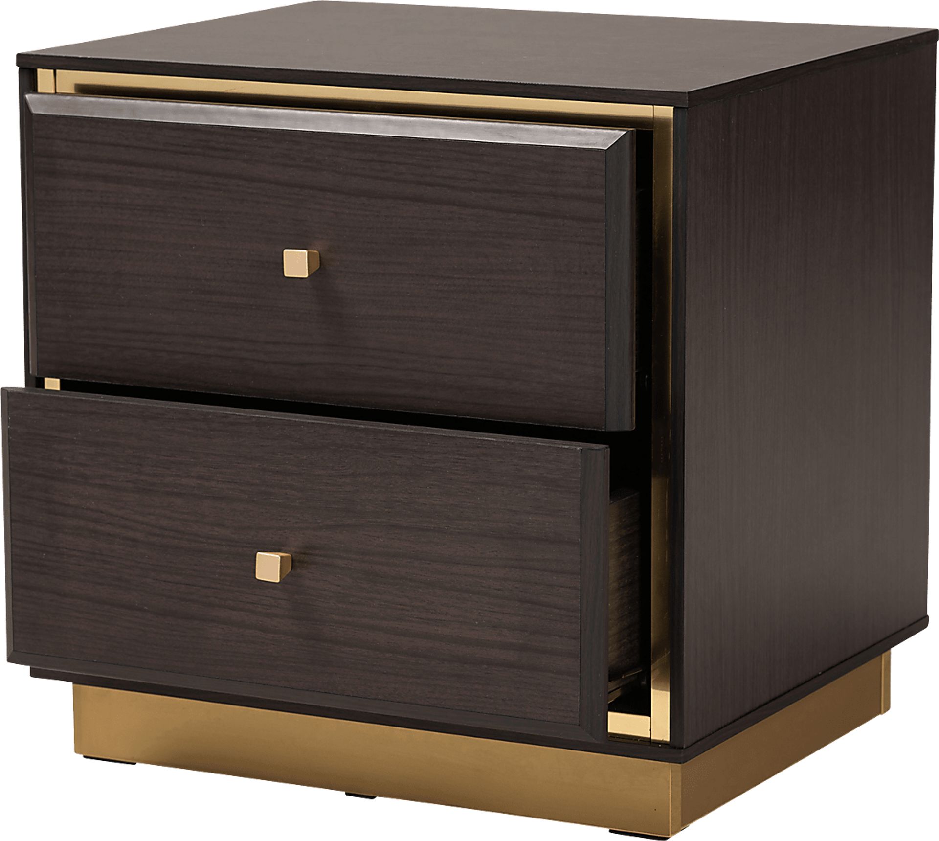 Aralena Dark Brown Nightstand - Image 3