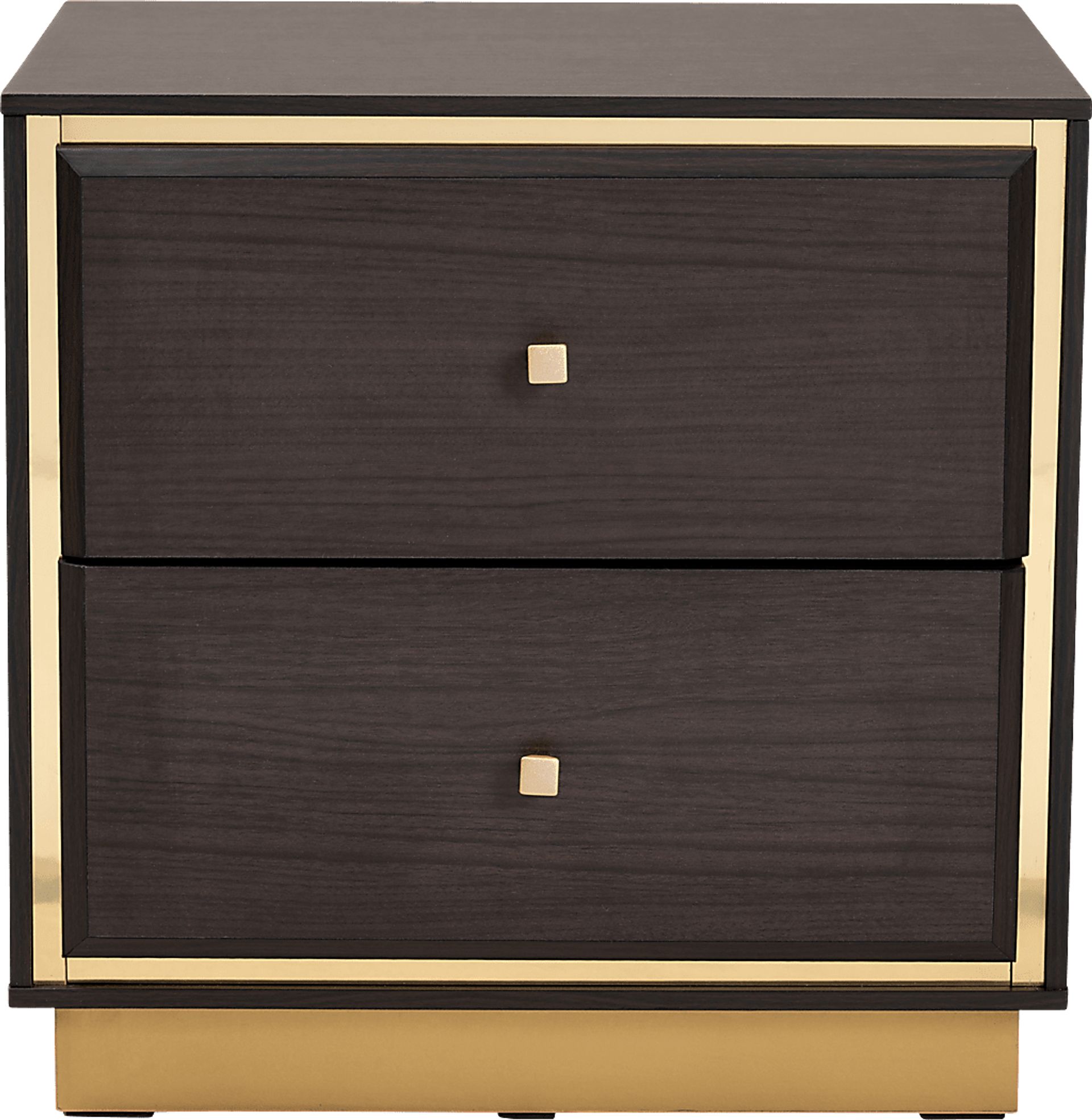 Aralena Dark Brown Nightstand - Image 4