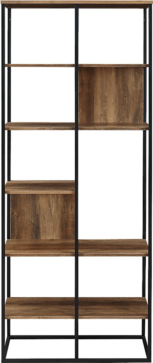 Aralia Brown Bookcase - Thumbnail - Image 2