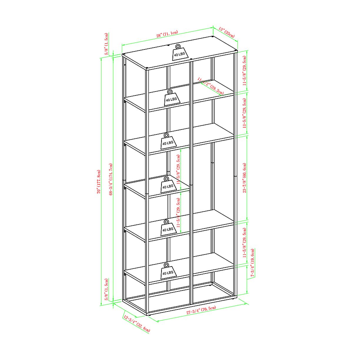 Aralia Gray Bookcase - Rooms To Go