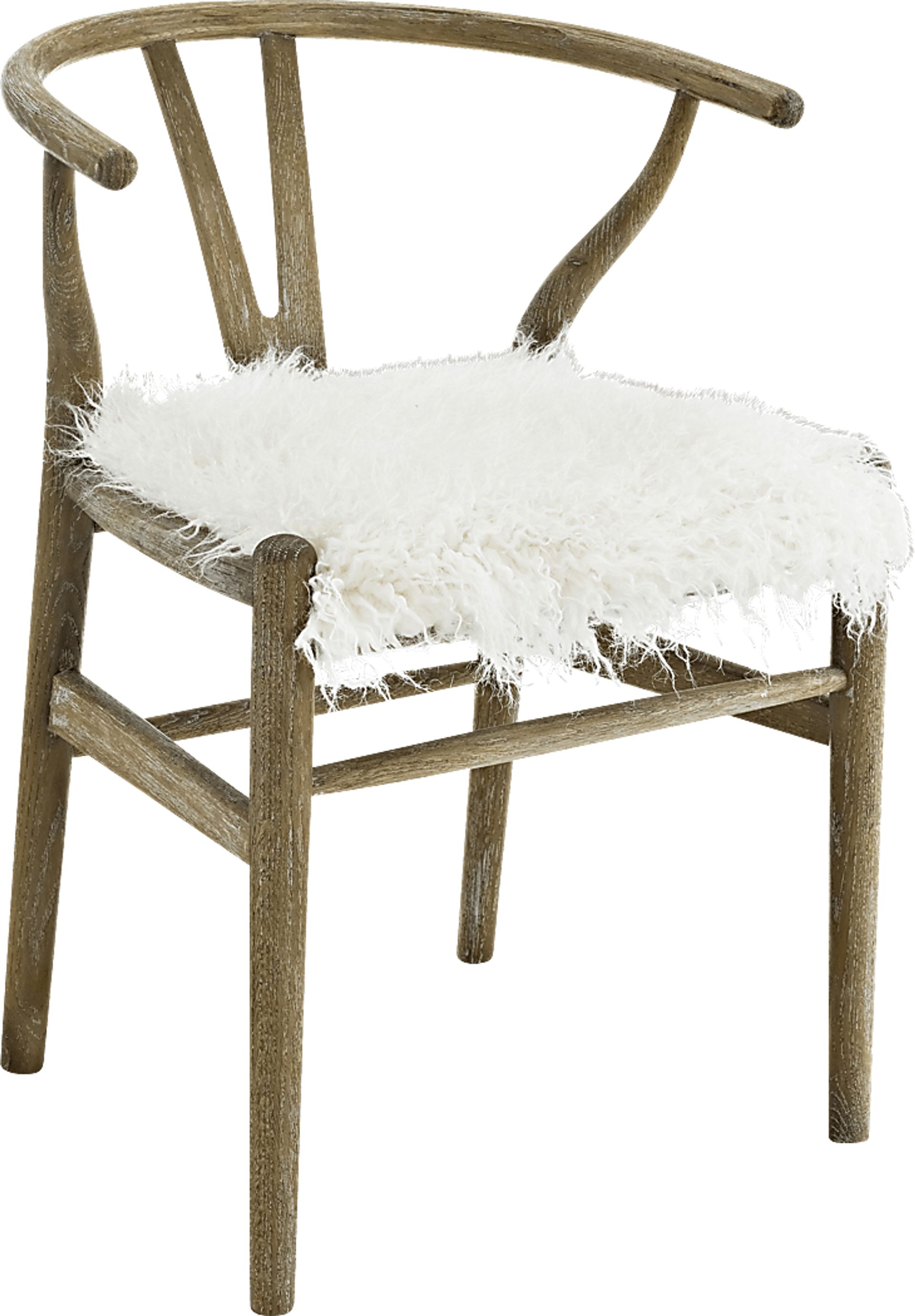 Aramon White Accent Chair - Image 1
