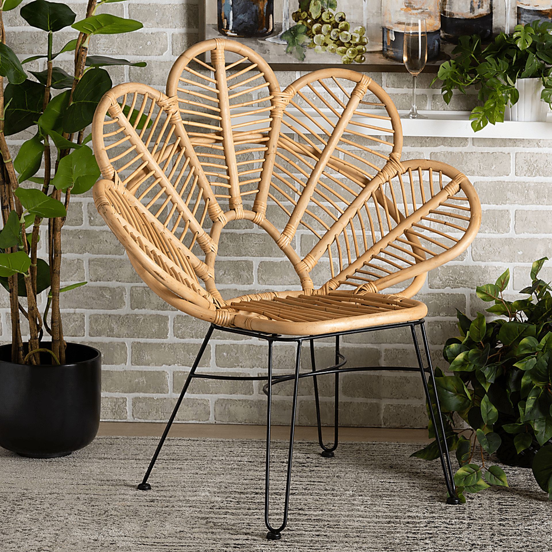 Aranye Brown Accent Chair - Image 2