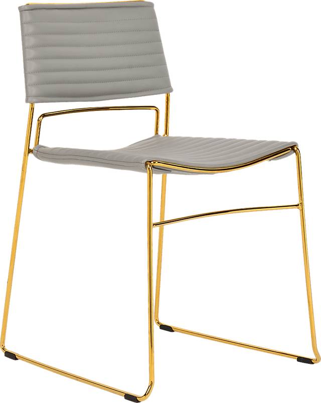 Arapho Gray Dining Chair, Set of 2 - Thumbnail - Image 2