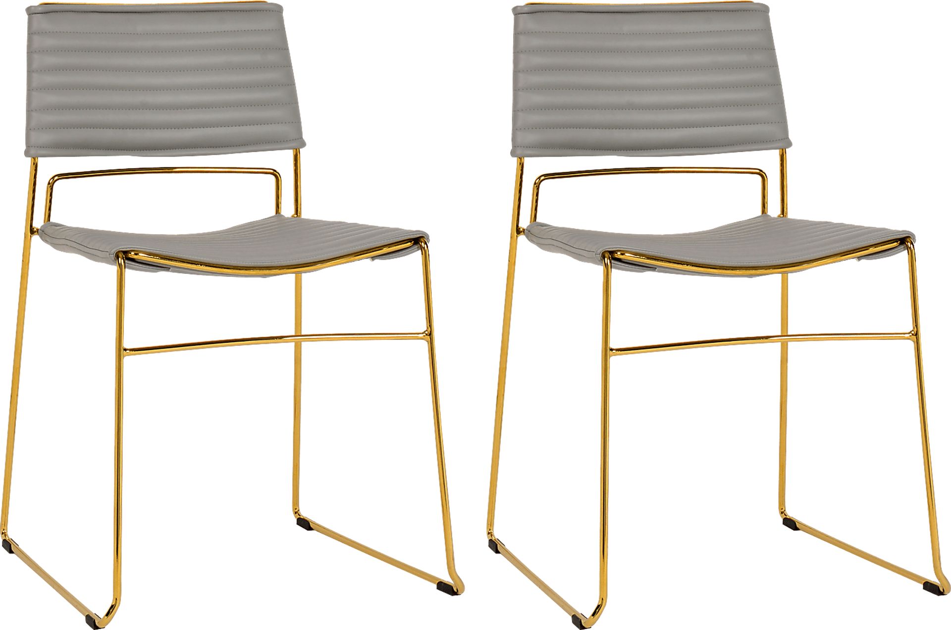 Arapho Gray Dining Chair, Set of 2 - Image 1