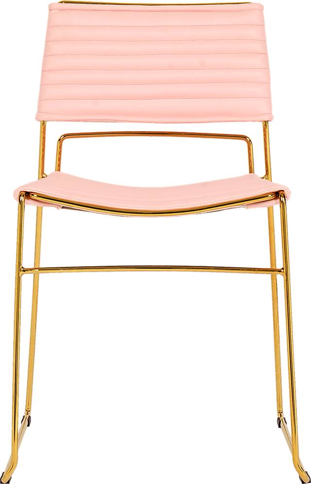 Arapho Pink Dining Chair, Set of 2 - Thumbnail - Image 3