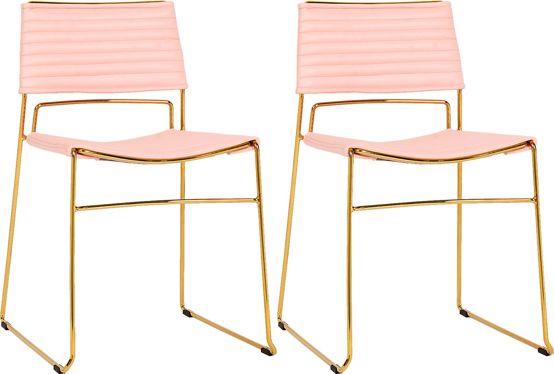 Arapho Pink Dining Chair, Set of 2 - Image 1