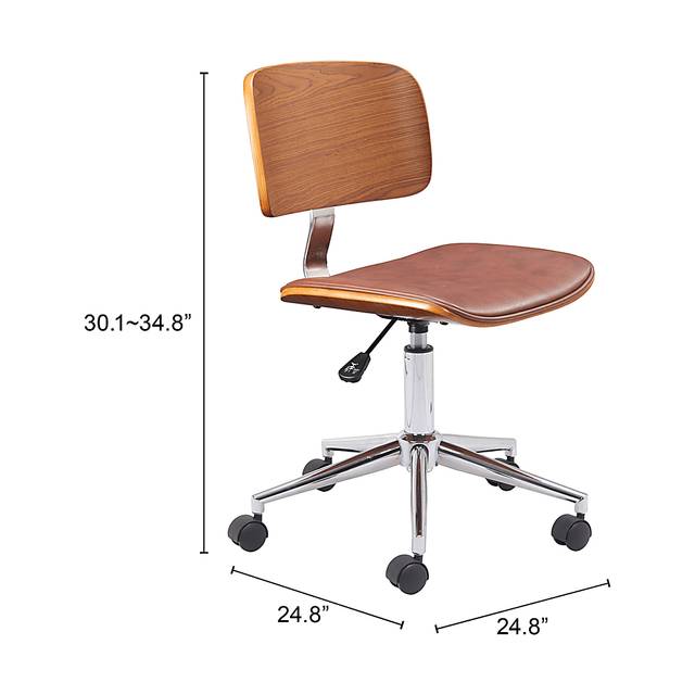 Arash Brown Office Chair - Thumbnail - Image 2