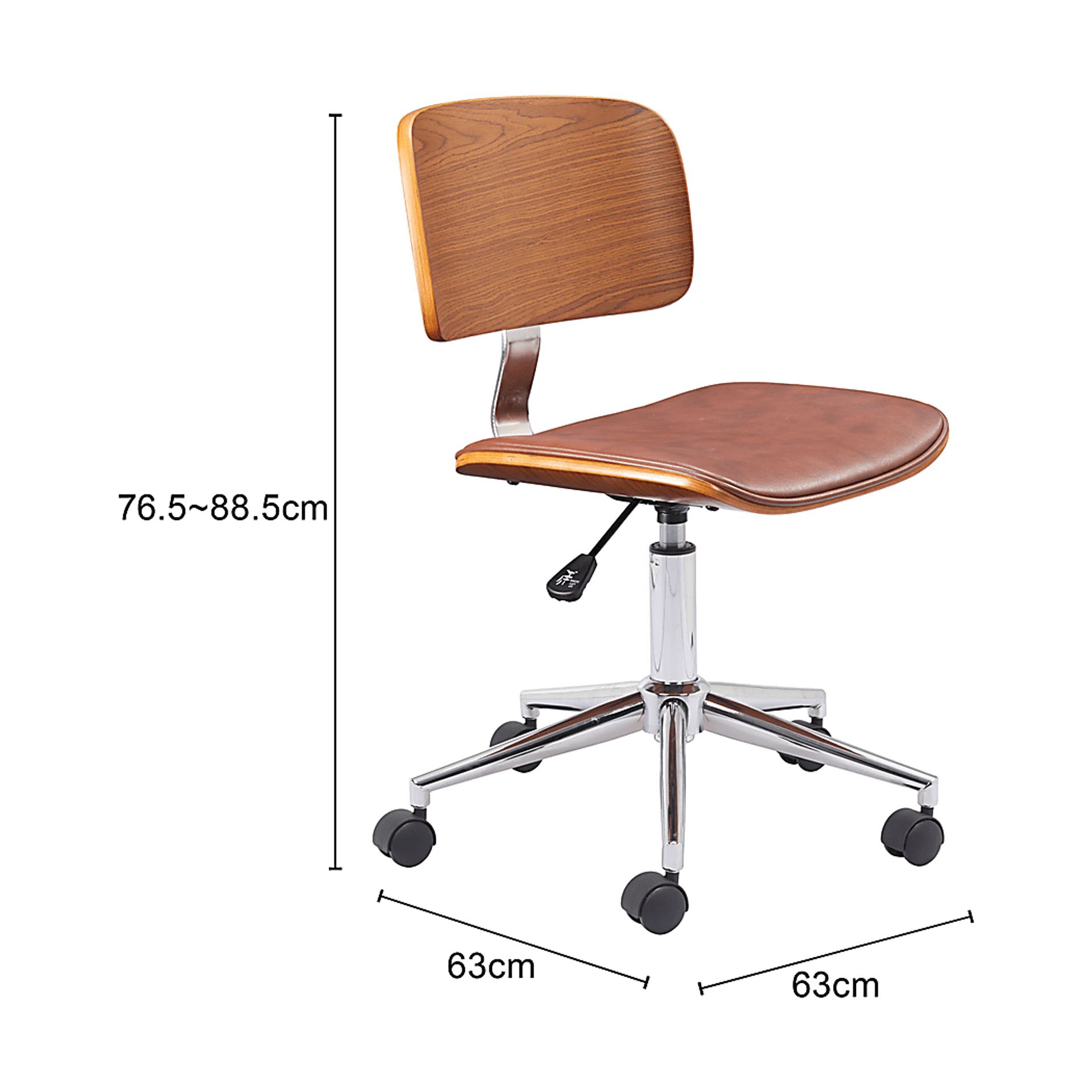 Arash Brown Office Chair - Image 3