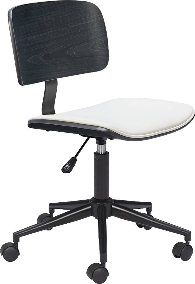 Arash White Office Chair - Thumbnail - Image 1
