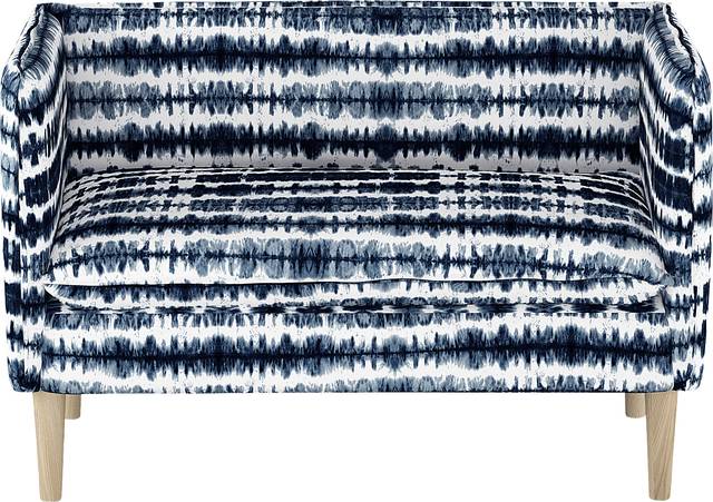 Aravis Navy Settee - Thumbnail - Image 2