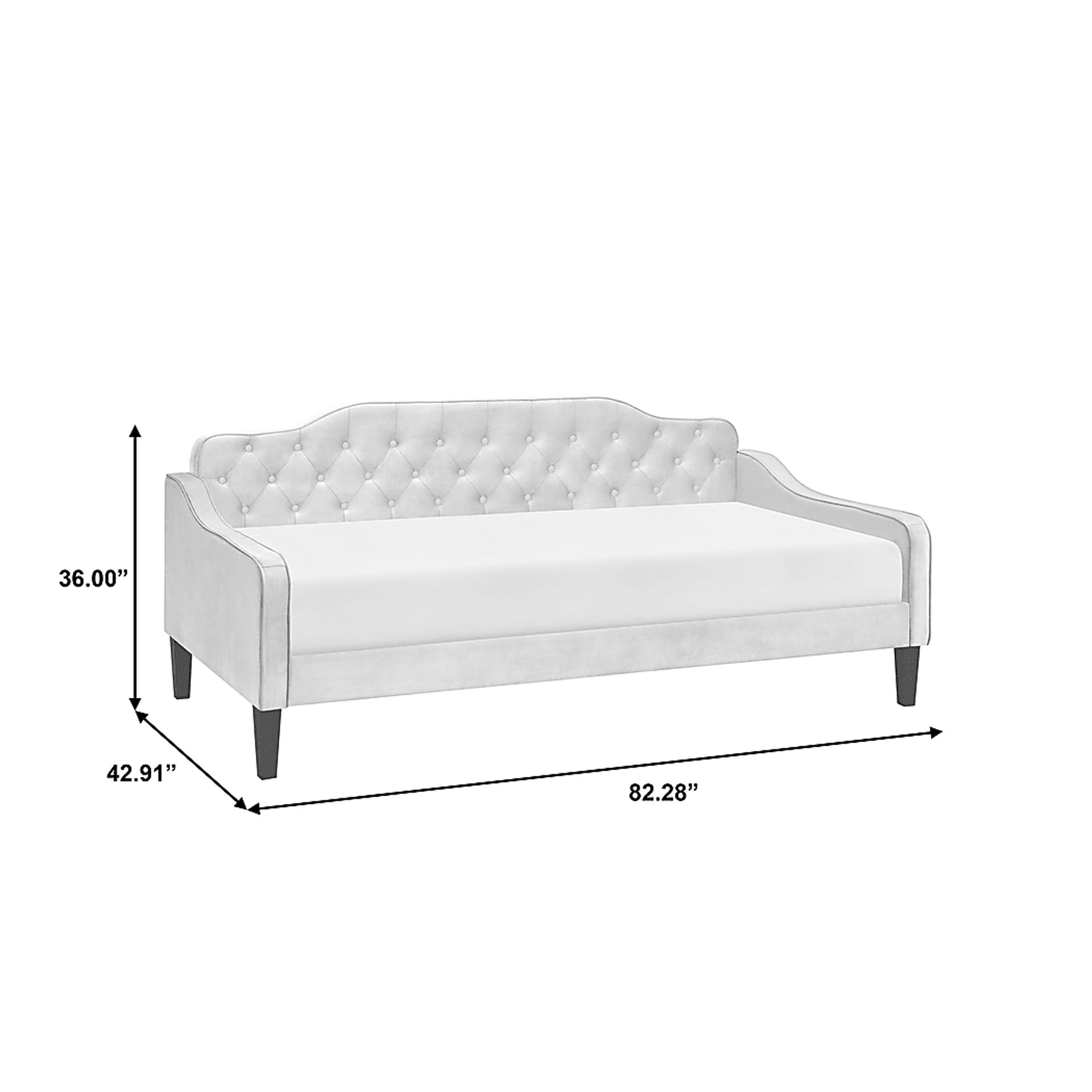 Arbellan Light Gray Twin Daybed - Image 9
