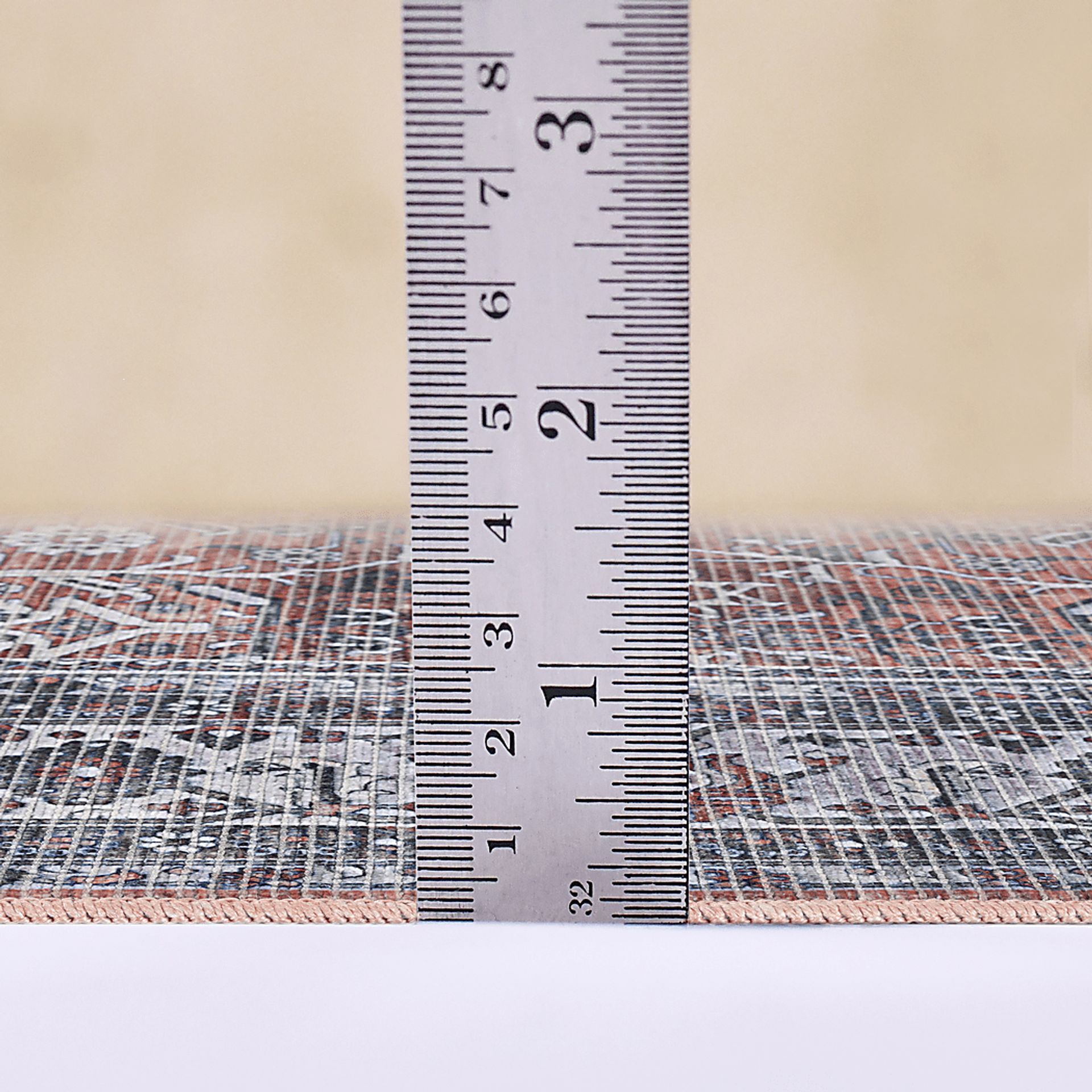 Arbelle Red 2'7 x 10' Machine Washable Rug - Image 9