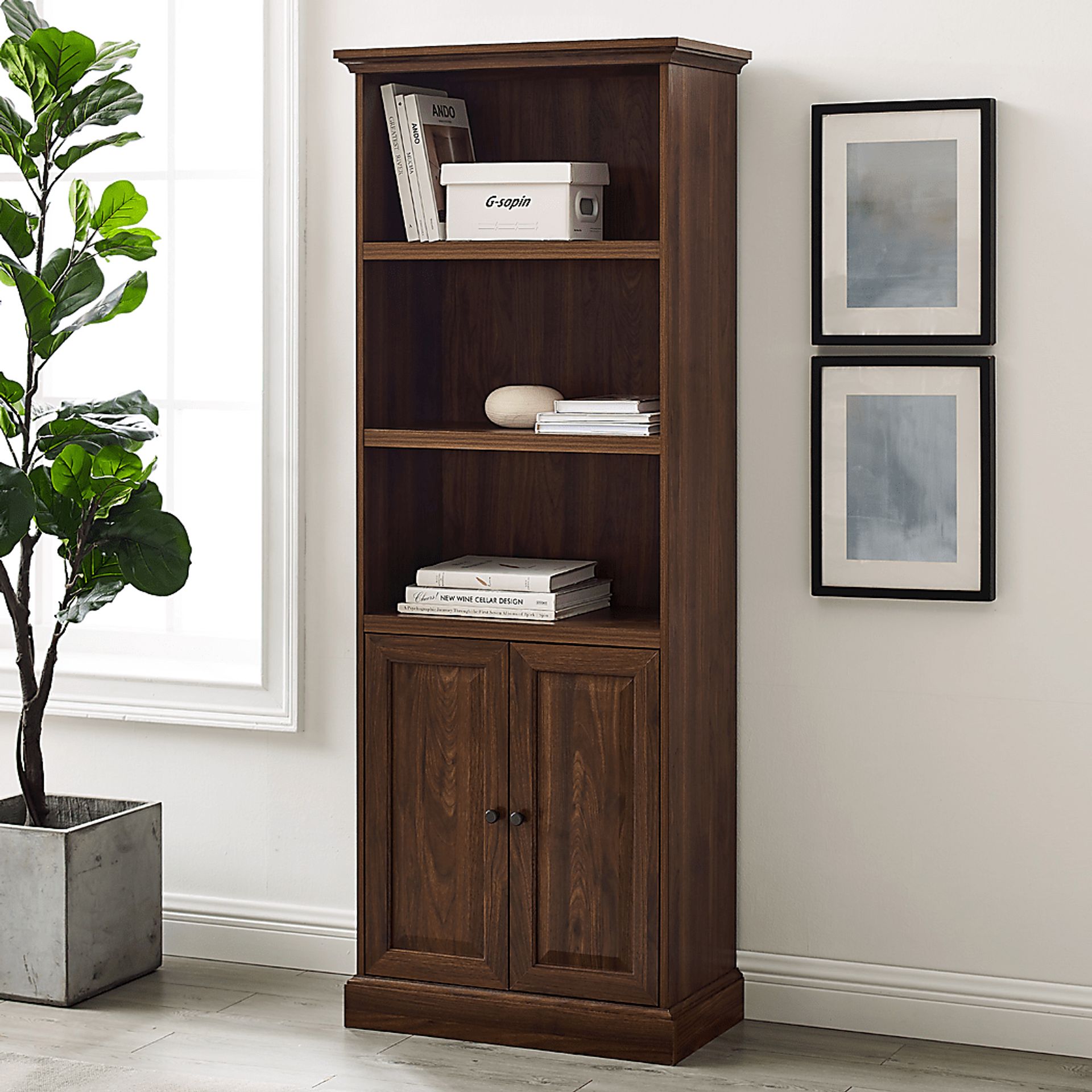 Arboles Brown Bookcase - Image 5