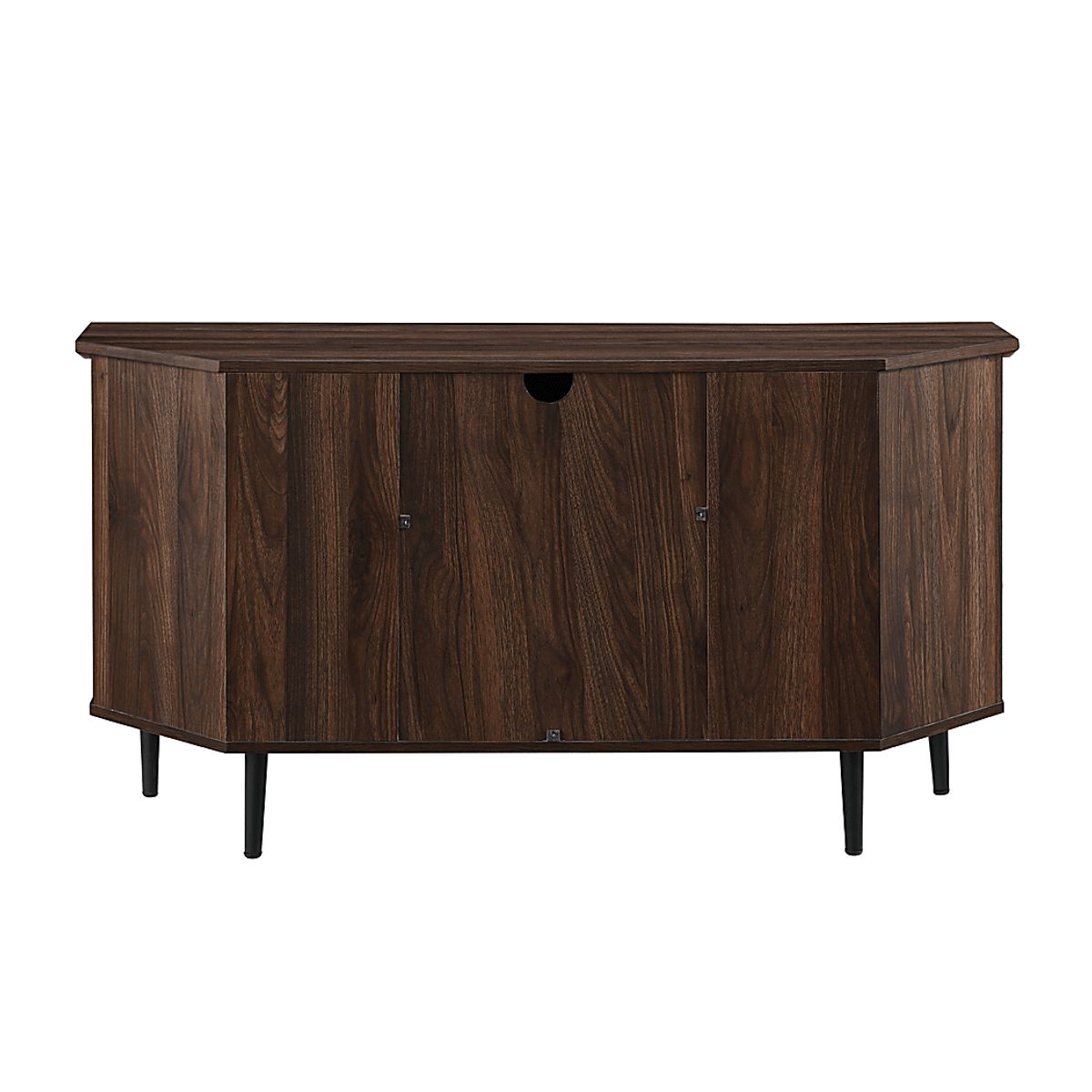 Arbor Circle Dark Brown Wood 48