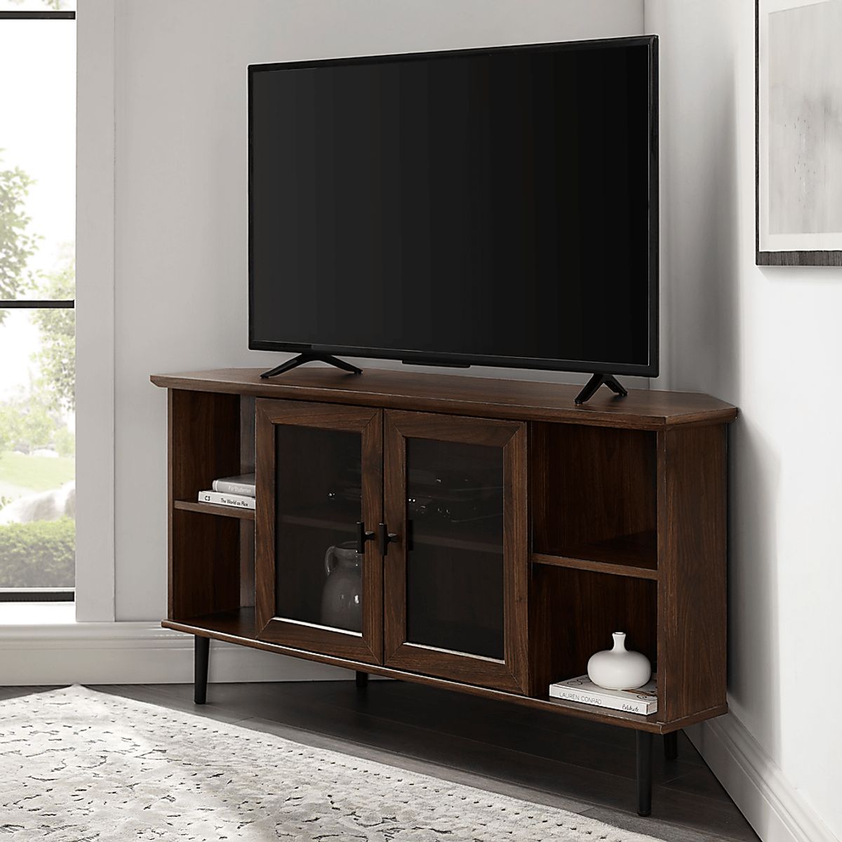 Arbor Circle Dark Brown Wood 48