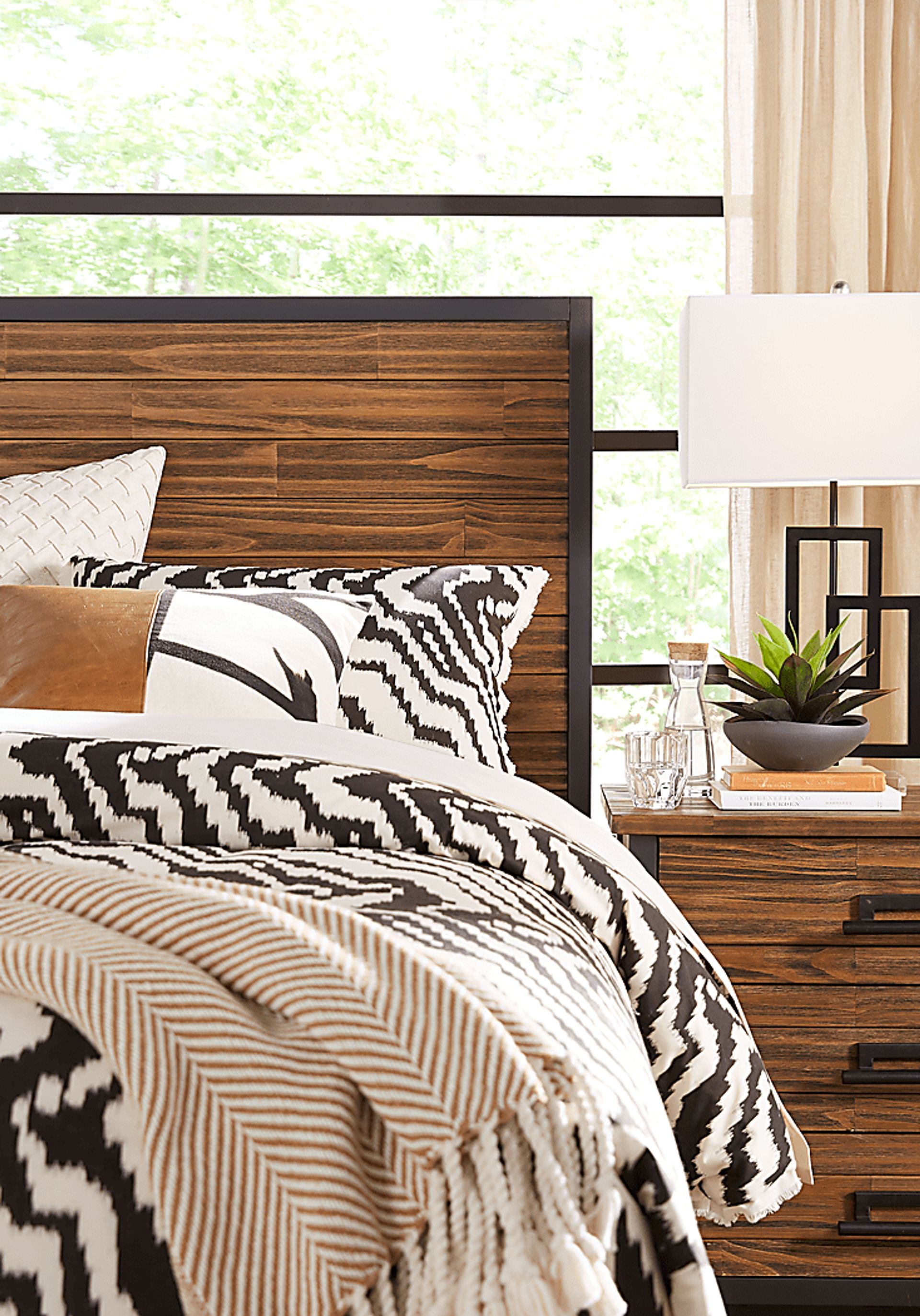 Arbor Trail Brown 7 Pc Queen Panel Bedroom - Image 3