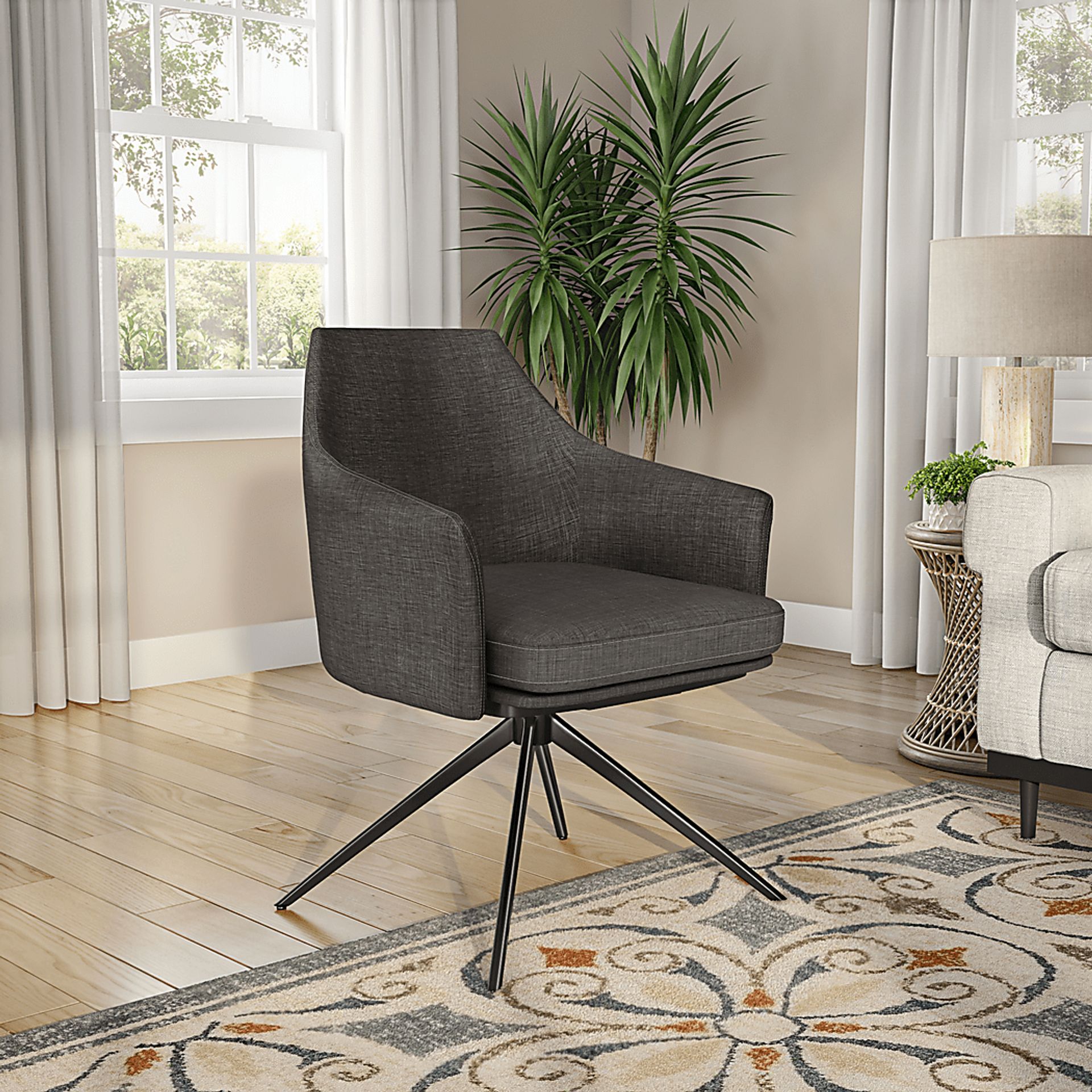 Arboredge Charcoal Arm Chair - Image 2