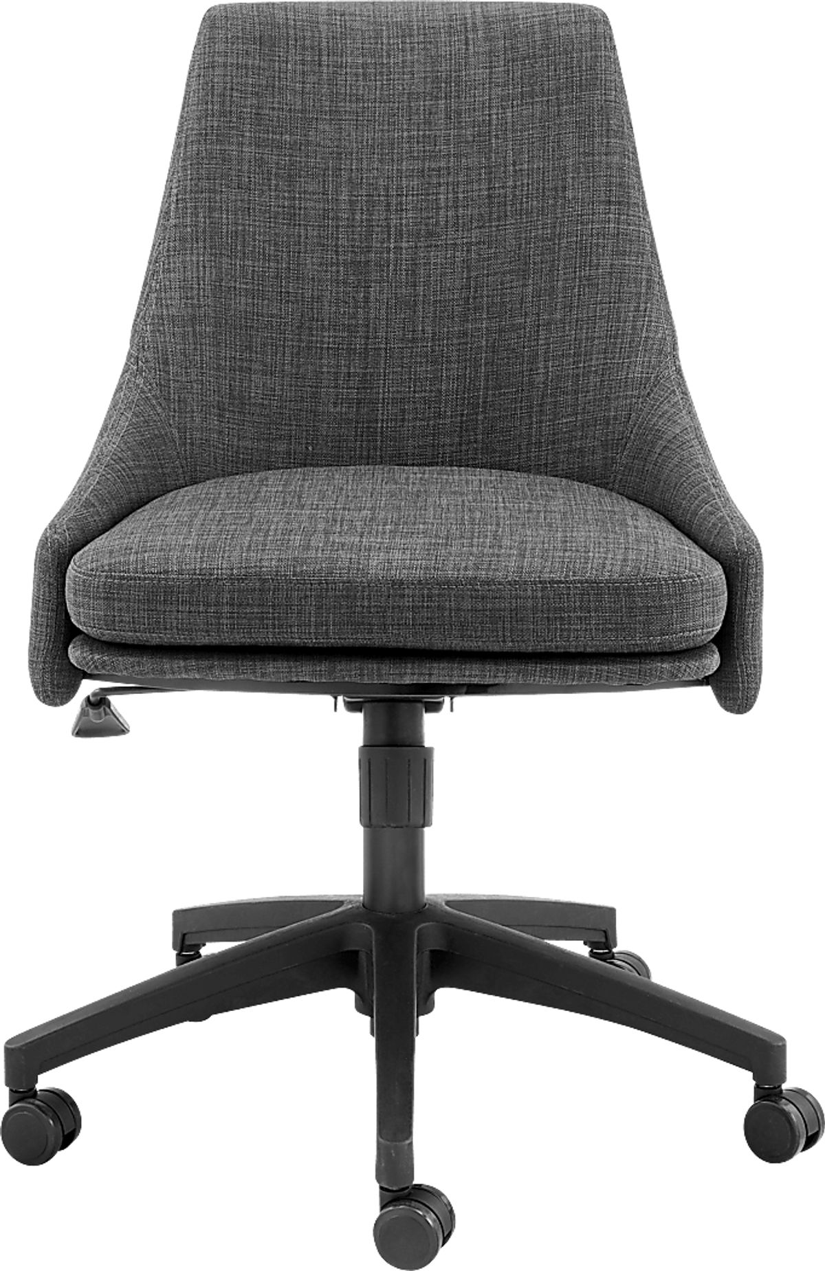 Arboredge Charcoal Black,Gray Polyester Fabric Desk Chair Rooms to Go