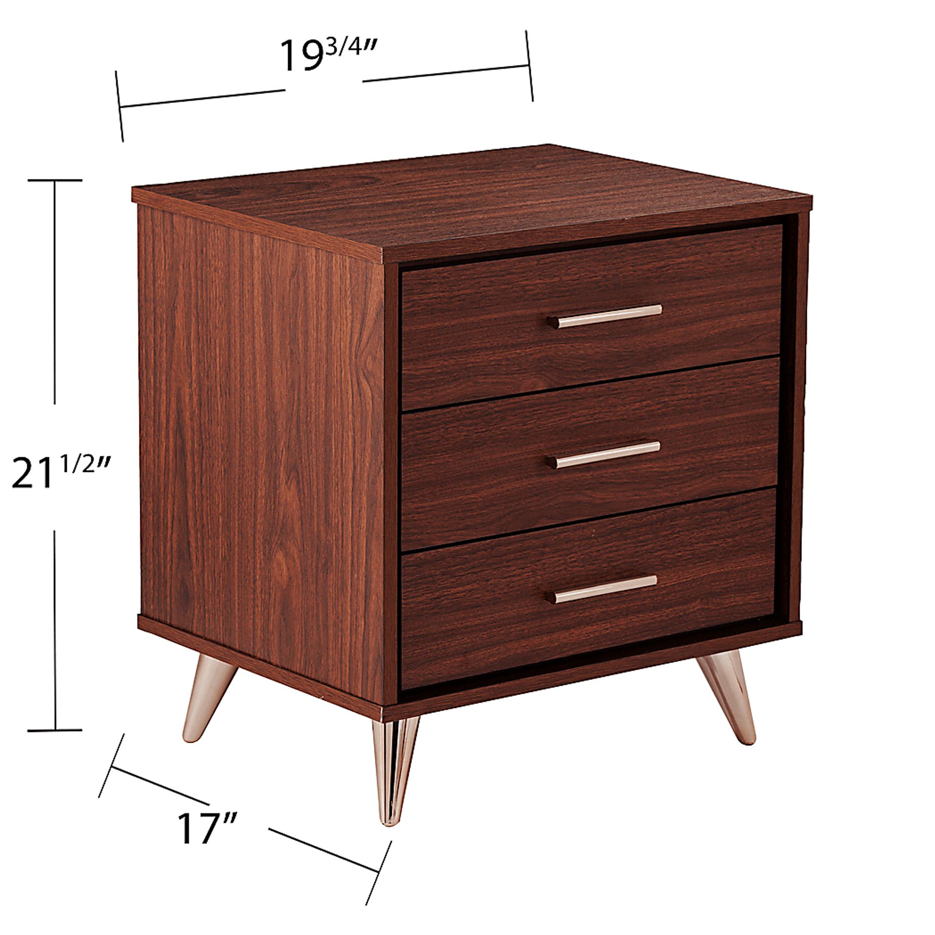 Arborvate Brown Nightstand - Image 11