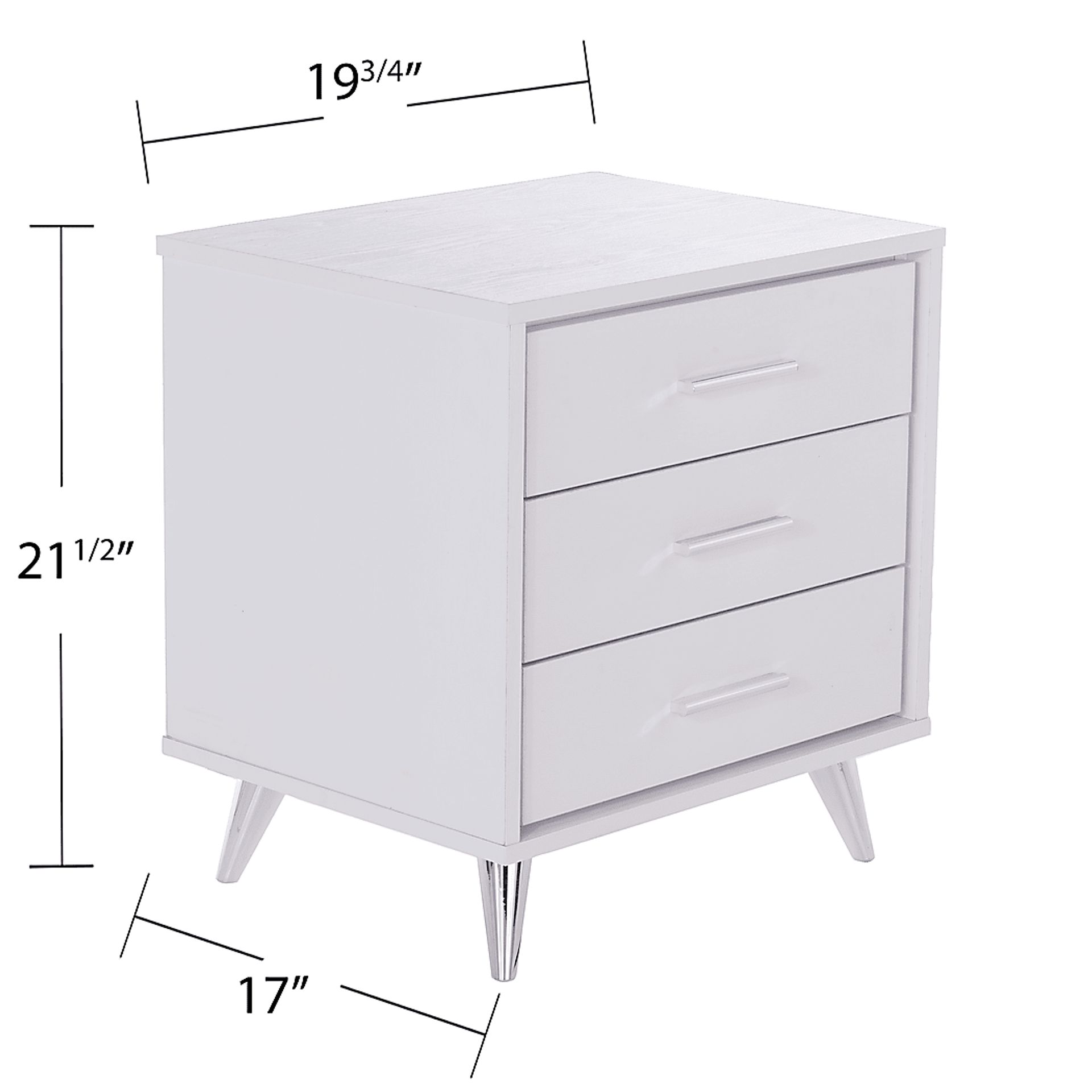 Arborvate White Nightstand - Image 10