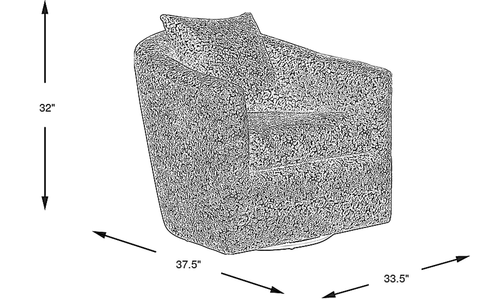 Dimension Image. Please refer to the Dimension Tab on this page for dimension details.