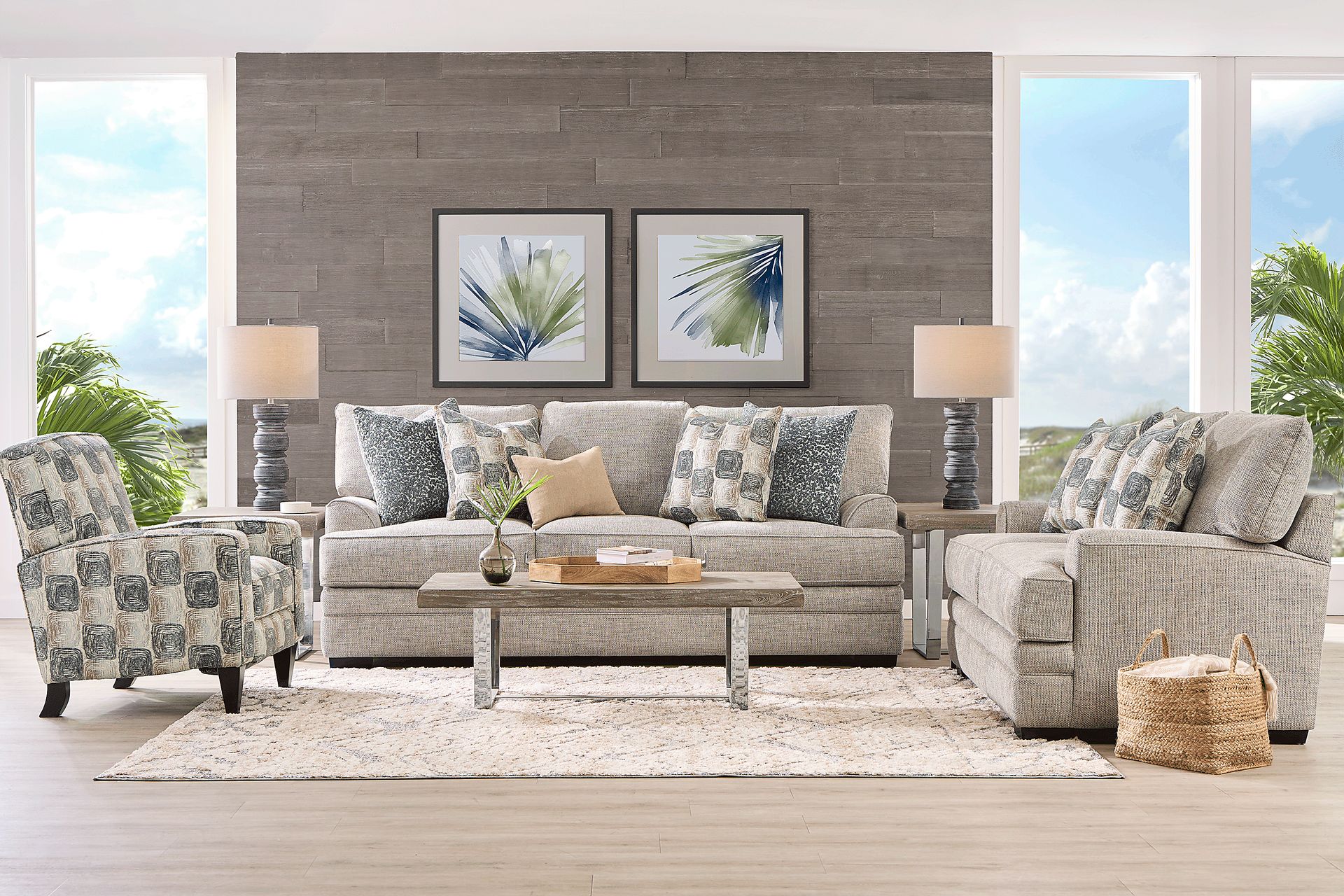 Arbour Hill Dove 8 Pc Living Room - Image 1