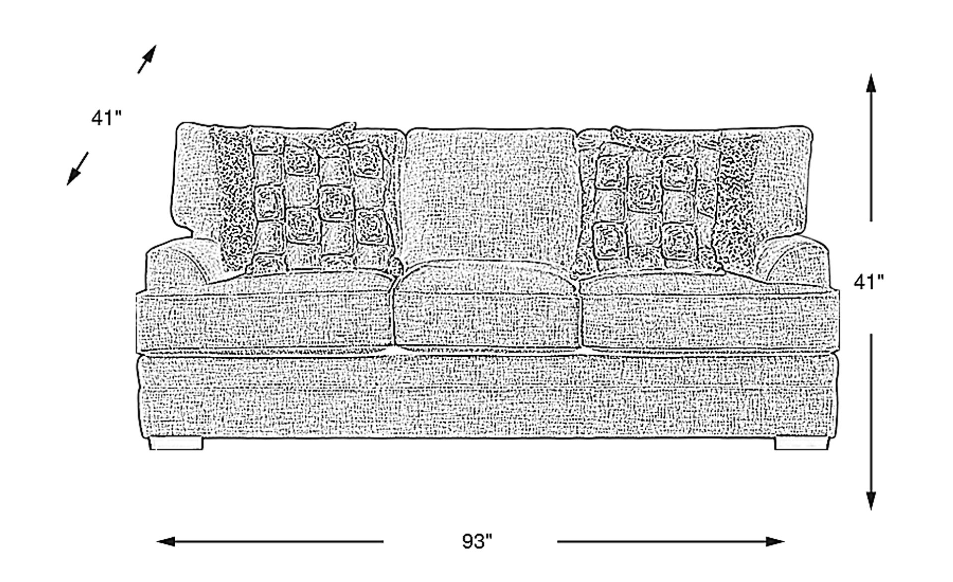 Dimension Image. Please refer to the Dimension Tab on this page for dimension details.