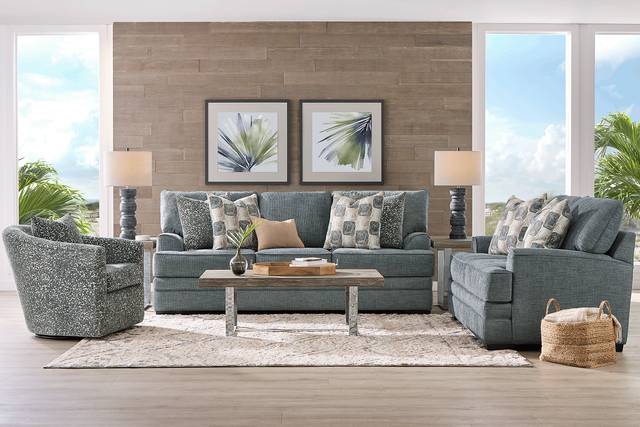 Arbour Hill Marine 8 Pc Living Room with Sleeper Sofa - Thumbnail - Image 1