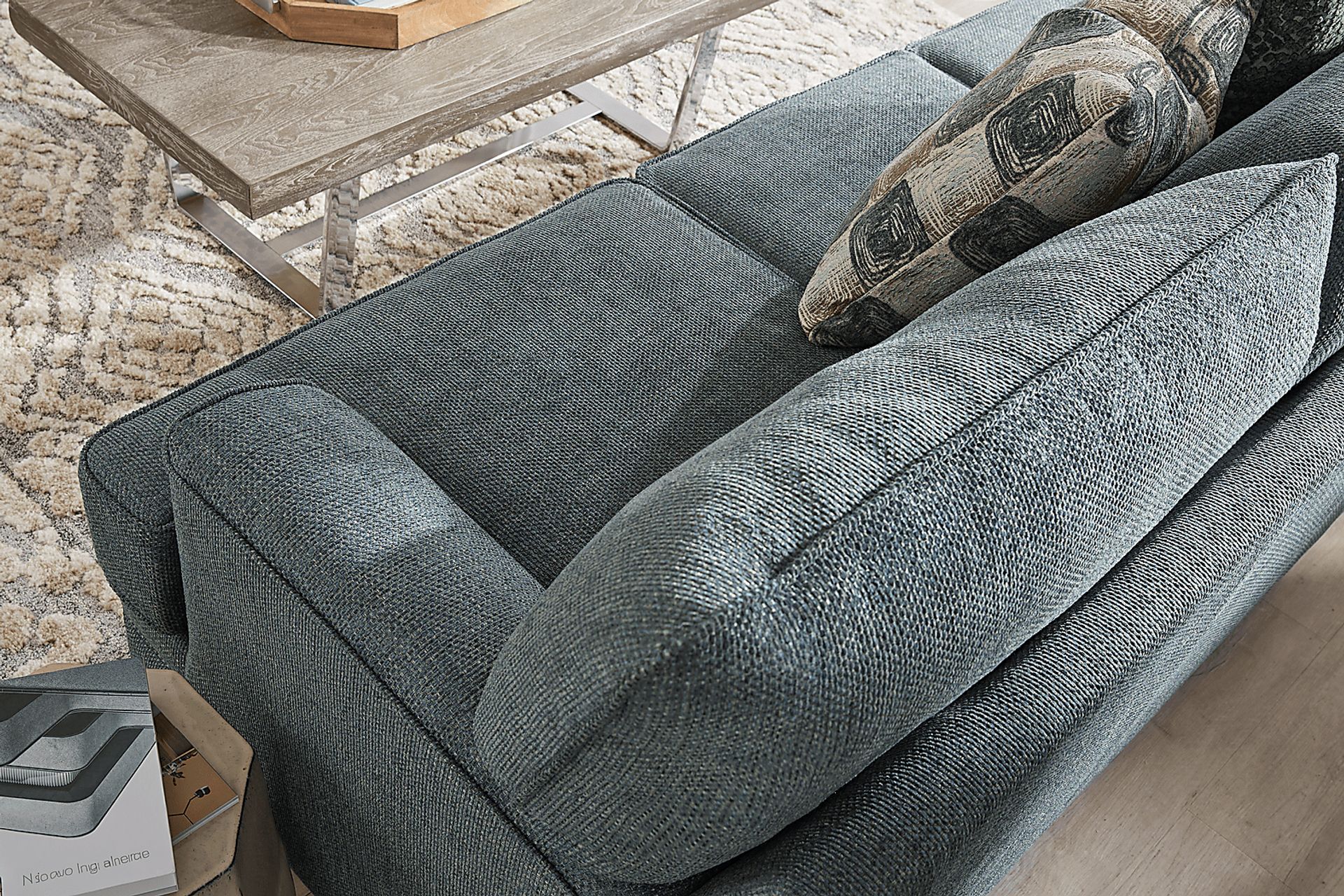 Arbour Hill Marine 7 Pc Living Room with Gel Foam Sleeper Sofa - Image 6