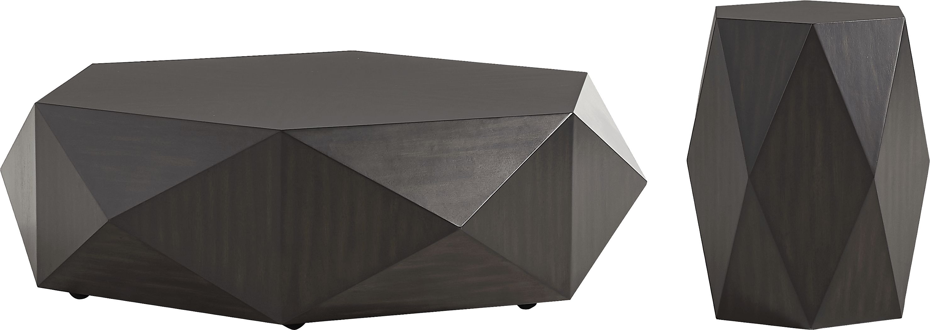 Arcadia Black 2 Pc Table Set