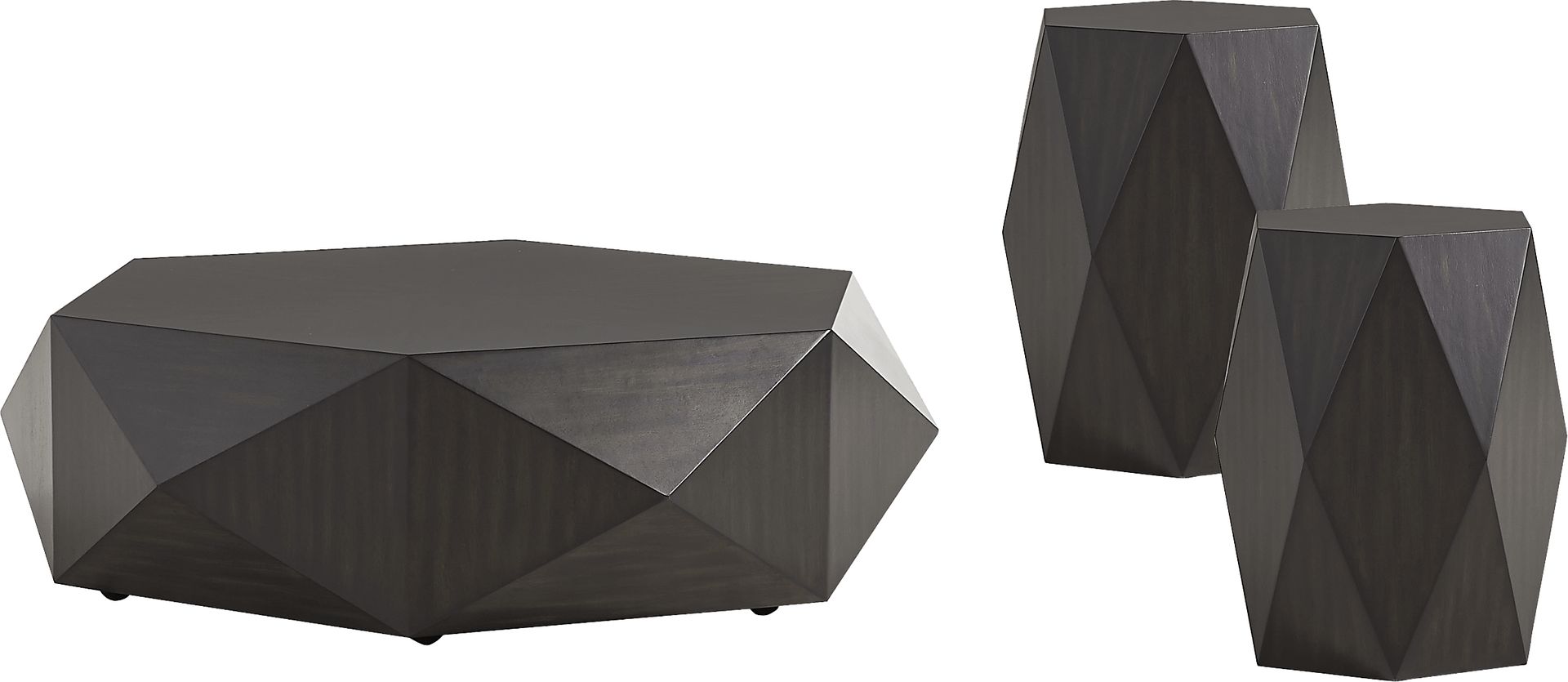 Arcadia Black 3 Pc Table Set - Image 1
