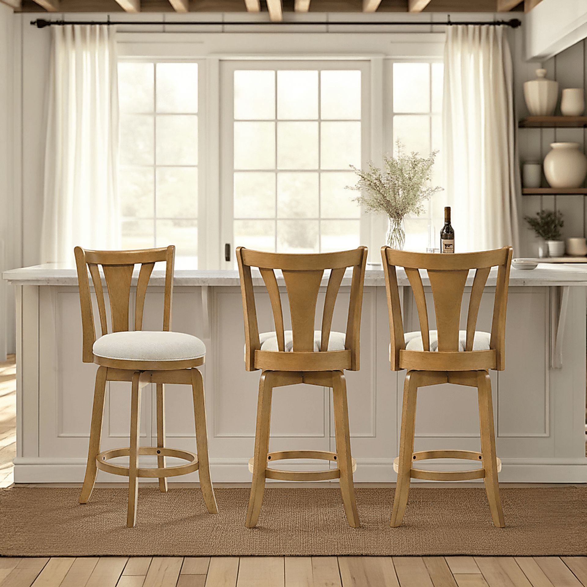 Arcanen I Light Brown Barstool - Image 2