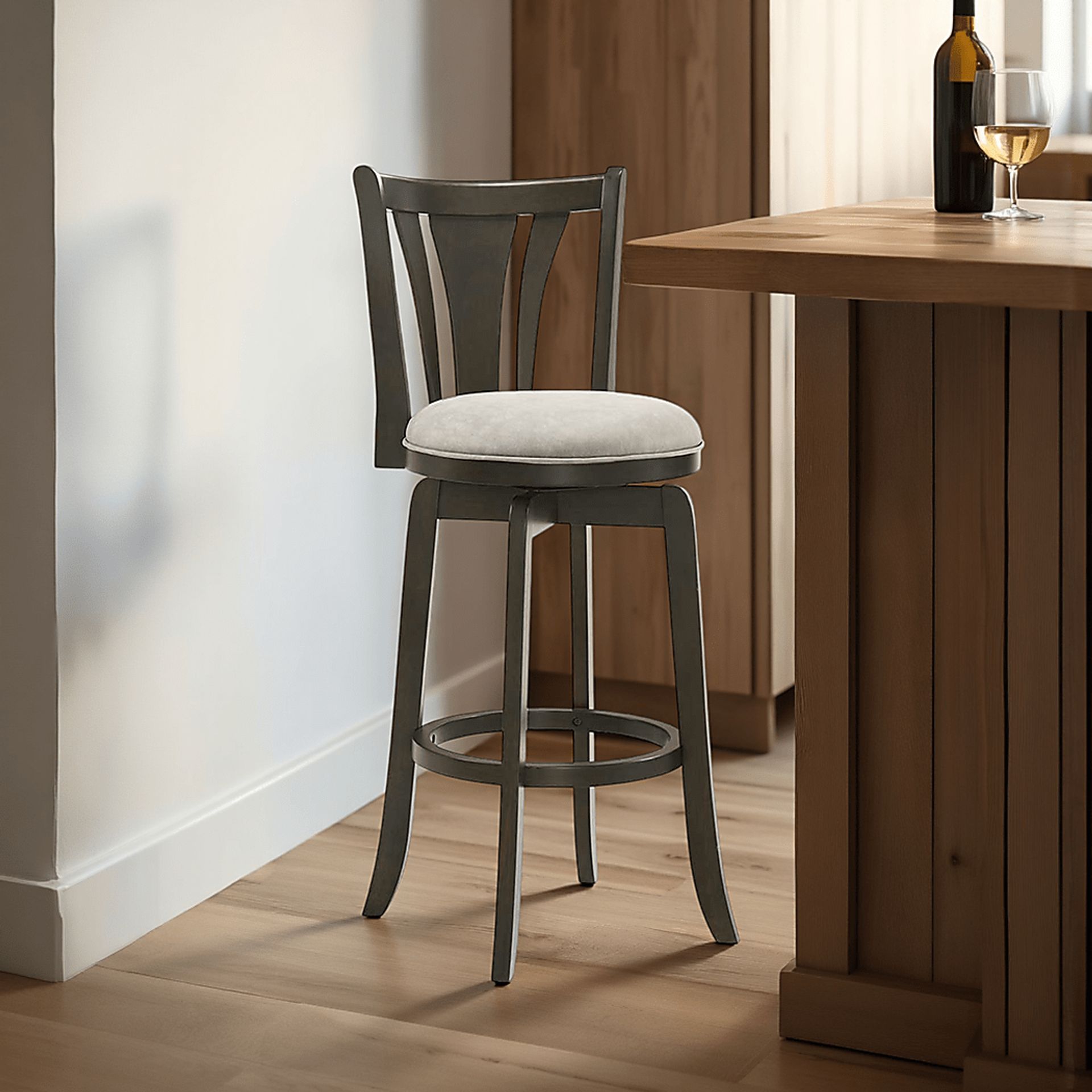 Arcanen II Dark Gray Barstool - Image 2